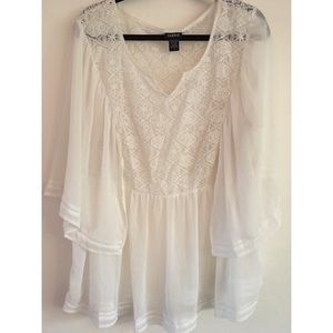 Flowy White Torrid Top
